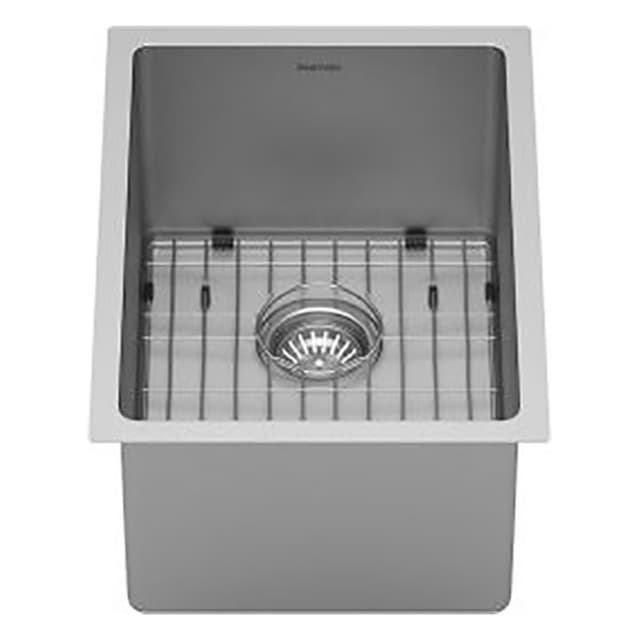 Karran Elite 15"W Stainless Steel Undermount Bar/Prep Sink Single Bowl, 16 Gauge - EL-71-PK1