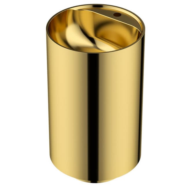 Karran Cinox Brushed Gold Vanity Pedestal Sink Single Bowl, - CCP400G