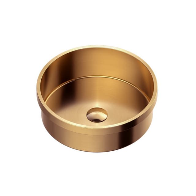 Karran Cinox Brushed Brushed Copper Top mount Vanity Sink Single Bowl, - CCT100BC