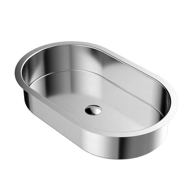 Karran Cinox Brushed Stainless Steel Undermount Vanity Sink Single Bowl, - CCU200SS