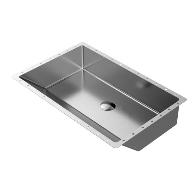 Karran Cinox Brushed Stainless Steel Undermount Vanity Sink Single Bowl, - CCU400SS