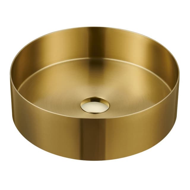 Karran Cinox Brushed Stainless Steel Top mount Vessel Vanity Sink Single Bowl, - CCV100SS