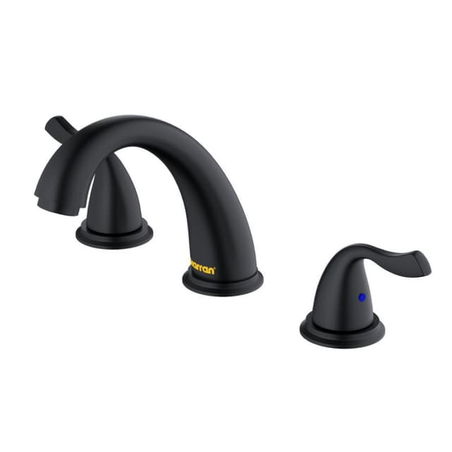 Karran Fulham Double Handle/Three hole Bathroom Faucet w/Pop-Up Drain, 1.2 GPM Flow Rate
