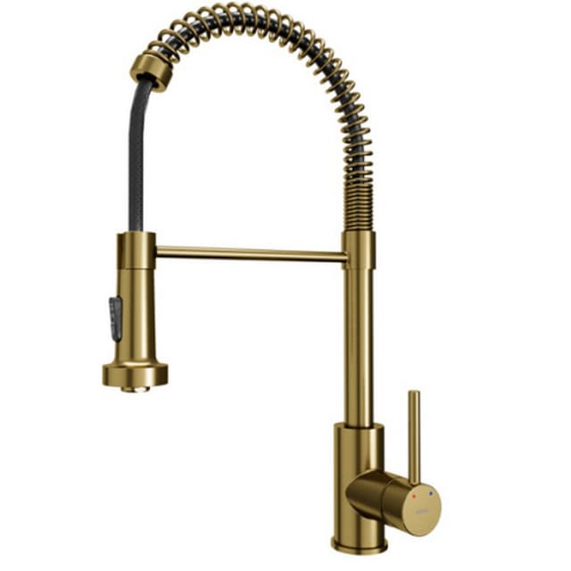 Karran Loxton Single Handle Pull-Down Dual Function Kitchen Faucet, 1.8GPM, 360 Degree, ADA Compliant