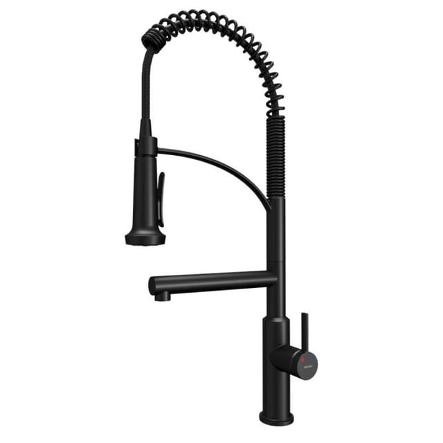 Karran Adlington Single Handle Pull-Down Dual Function Kitchen Faucet, 1.8GPM, 360 Degree, ADA Compliant