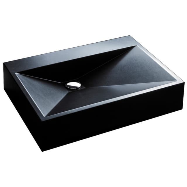 Karran SQ100 24-1/4"W x 17-1/2"D Sternhagen Single Bowl Vanity Quartz Sink