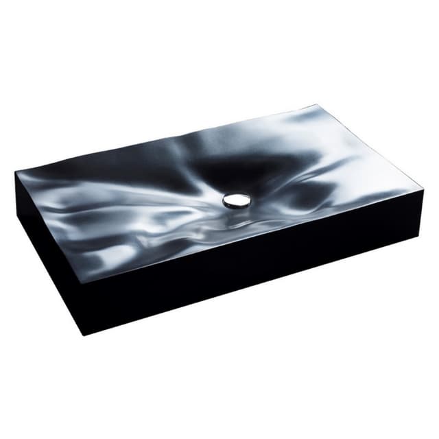 Karran SQ300 32-1/8"W x 18-1/4"D Sternhagen White Single Bowl Vanity Quartz Sink