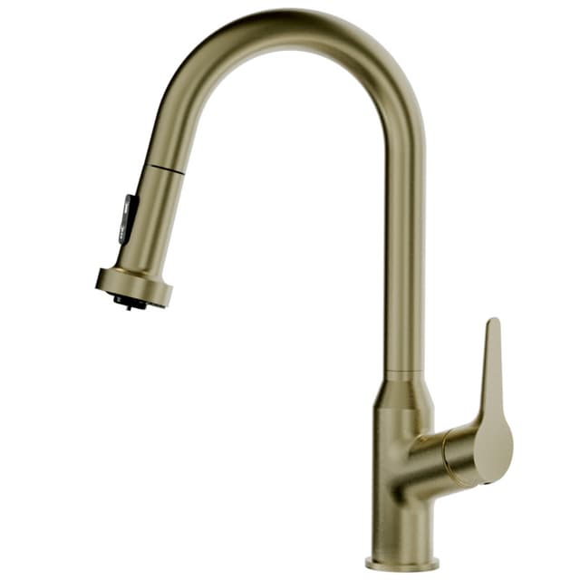Karran Scottsdale 16" Single Handle Pull-Down Dual Function Kitchen Faucet, 1.8GPM, 360 Degree, ADA Compliant