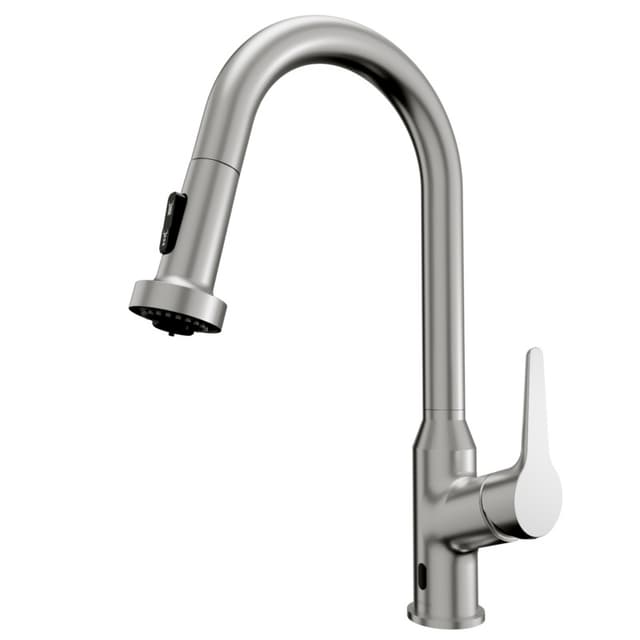 Karran Scottsdale Kitchen Faucet w/Motion Sensor, Pull-Down Sprayer Spot Free - KKF255