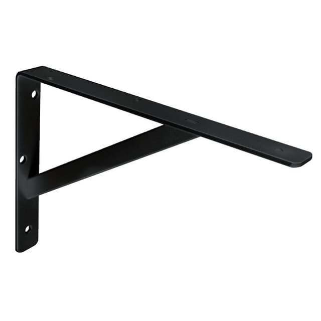 208 Series Black Ultimate L-Bracket, Knape and Vogt
