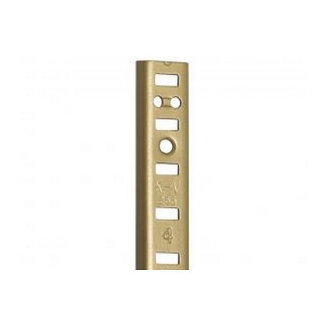 Knape and Vogt 255 Series Aluminum/Brass Pilaster Standards
