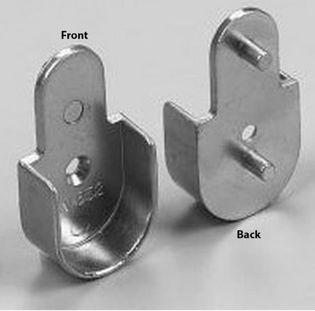 1-1/16" Open Round Flange with Pin, Knape and Vogt