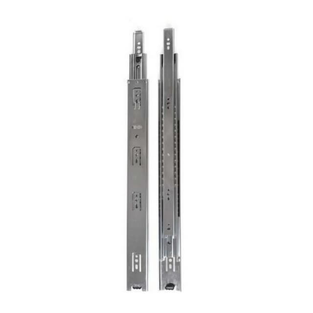Knape and Vogt Full Extension Standard Ball Bearing File Drawer Slide 6500 Series, Unhanded Side Mount Zinc Bulk-Pack