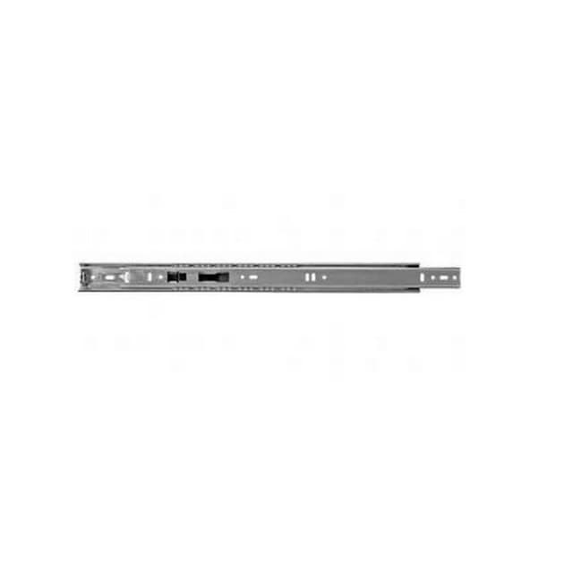 Knape and Vogt 3/4 Extension Hold-in anti-rebound Ball Bearing Drawer Slide 8350 Series, Unhanded Side Mount Zinc