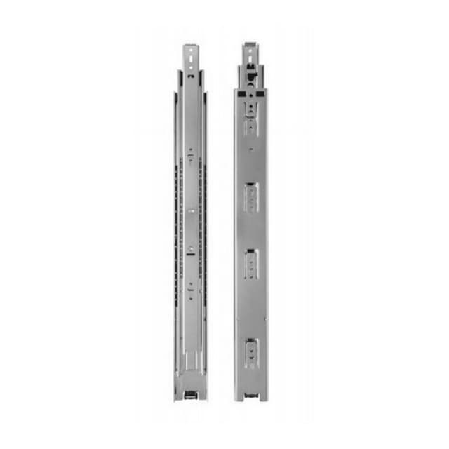 Knape and Vogt Full Extension Standard Ball Bearing Drawer Slide 8600 Series, Unhanded Side Mount Zinc Bulk-Pack