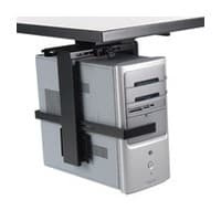 KV Under Desk Slide and Swivel CPU Holder with Lock