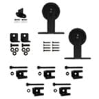 Barn Door Hardware Kit with Top Mount Hanger, Knape and Vogt