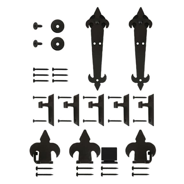 Barcelona Series Barn Door Hardware Kit, Knape and Vogt