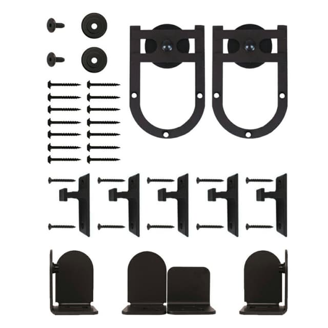 Salzburg Series Barn Door Hardware Kit, Knape and Vogt