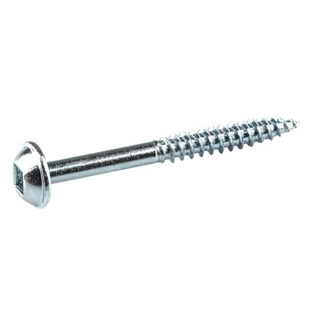 Kreg #14 Modified Pan Head Face Frame and Pocket-Hole Screw Square Drive - Type 17 Auger Point Fine Thread Zinc