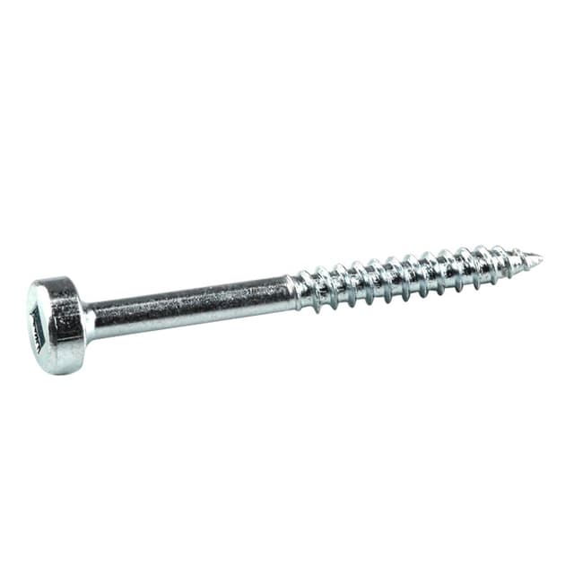 Kreg #6 x 1-1/2" Modified Pan Head Face Frame and Pocket-Hole Screw Square Drive - Type 17 Auger Point Fine Thread Zinc, SPS-F150 - 500 - 500/Box