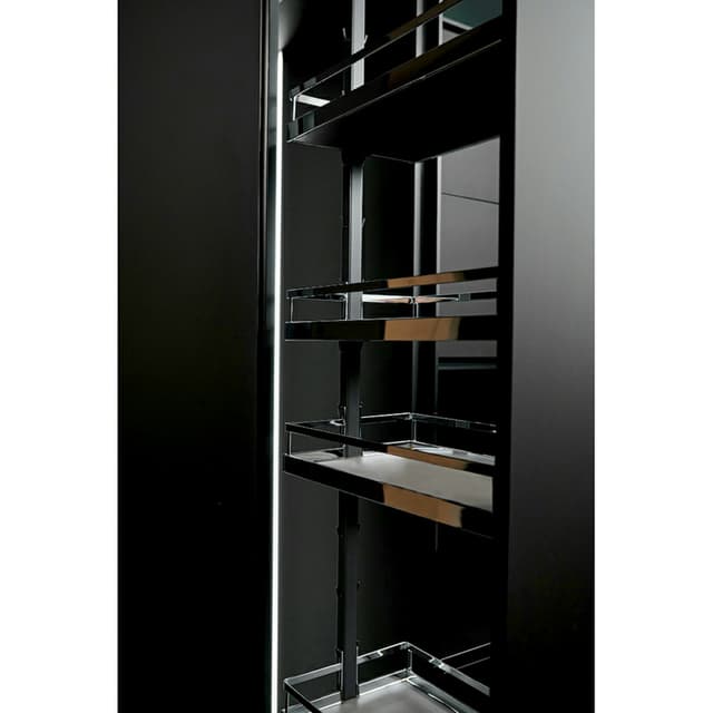 Kessebohmer Dispensa Arena Style 20" Wide Chrome Pantry Pull-Out