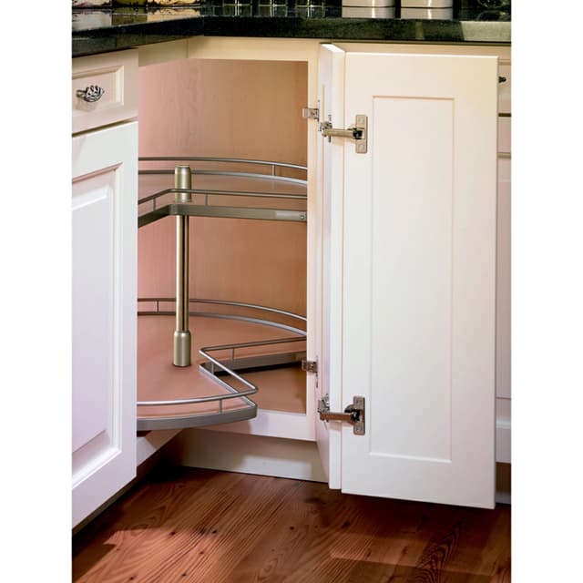 Lazy Susan, Kidney Shape, Arena Classic, Chrome/Anthracite Kessebohmer