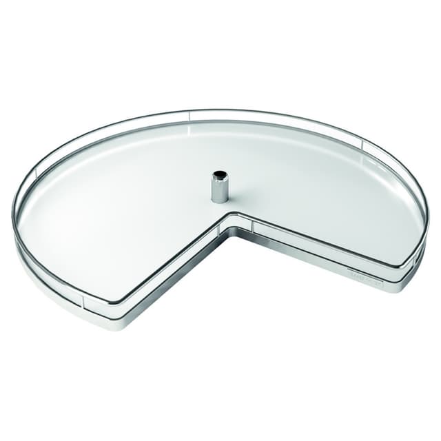 Lazy Susan, Kidney Shape, Arena Classic, Chrome/White Kessebohmer