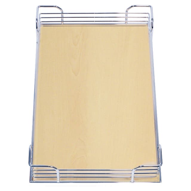 Magic Corner Blind Corner Pull-Out Chrome, Kessebohmer