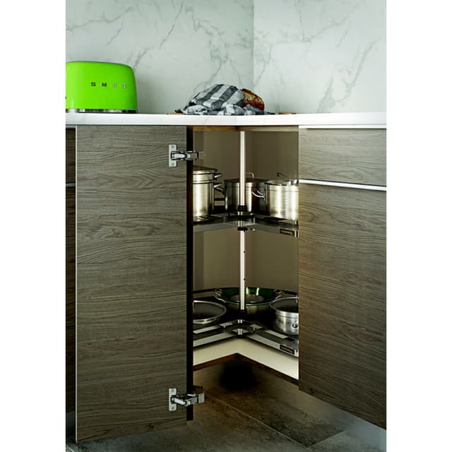 Revo Arena Style Pie Cut Lazy Susan Kit, Kessebohmer