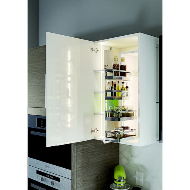 Arena Style Shelf Pull-Out Spice Rack Kit 4-tray, Kessebohmer