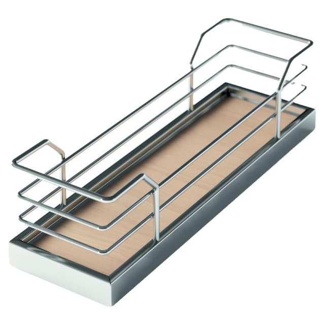 Kessebohmer Arena Classic Chrome/Maple Shelf Pull-Out Spice Rack Kit