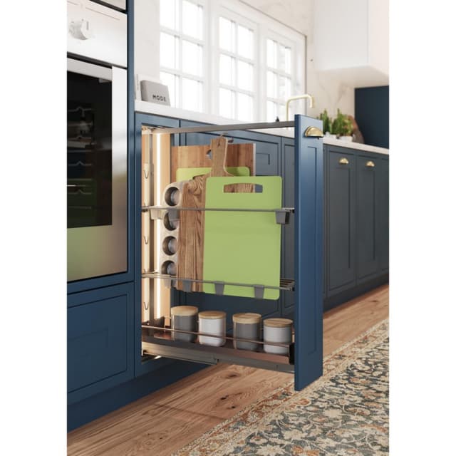 Kessebohmer Dispensa 2-Shelf Bakers Tray with Shelf Pullout Organizer with Soft-Close Slides