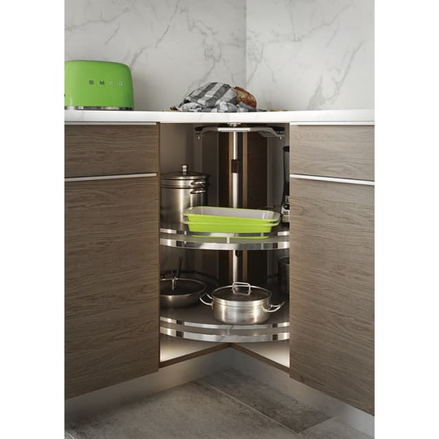 Revo Arena Style Pie Cut Lazy Susan Kit, Kessebohmer