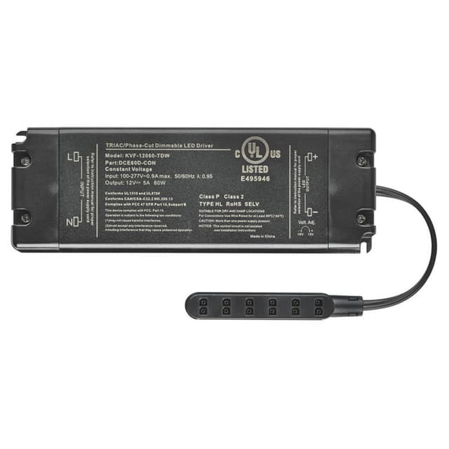 60 W Hardwire Dimmable LED Power Supply
