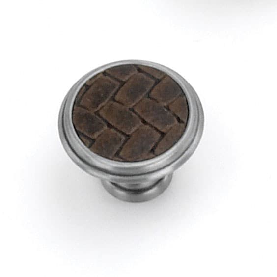 Laurey Churchill Series 1-1/8" (29 mm) Diameter Satin Nickel Knob, - 12090