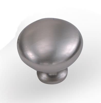 Laurey Richmond Series 1-1/8" (29 mm) Diameter Satin Pewter Knob, - 52559