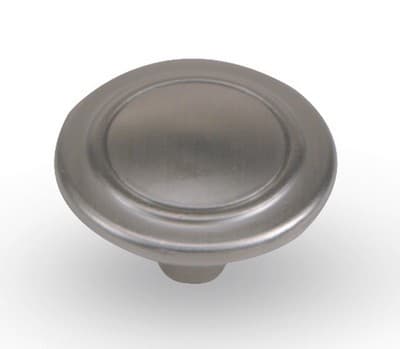 Laurey Richmond Series 1-1/4" (32 mm) Diameter Satin Pewter Knob, - 55659