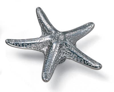 Laurey Oceana Series 2-3/4" (70 mm) Diameter Pewter Knob, - 56760