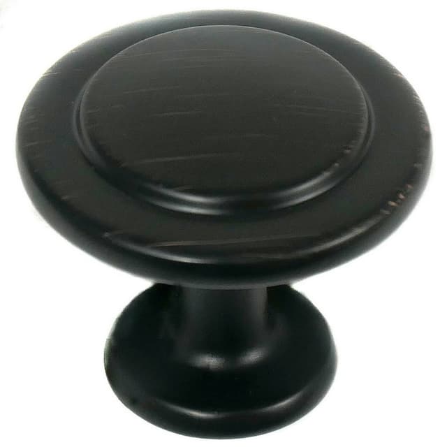 Laurey Newport Series 1-3/8" (35 mm) Diameter Oil Rubbed Bronze Knob, - 57066