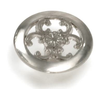 Laurey Georgetown Series 1-1/2" (38 mm) Diameter Satin Chrome Knob, - 79039