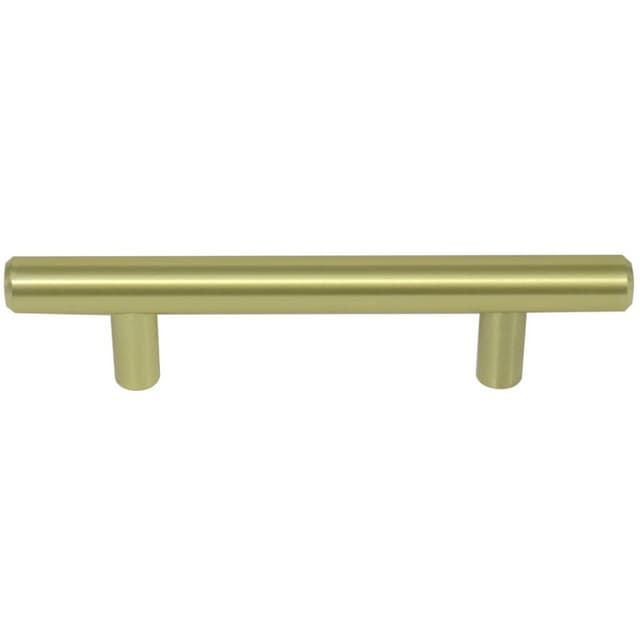 Laurey Steel Series 5-1/16" (128 mm) Center to Center Satin Brass Pull, - 87404