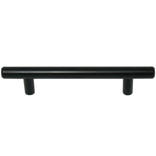Laurey Steel Series 7-9/16" (192 mm) Center to Center Matte Black Pull, - 87420