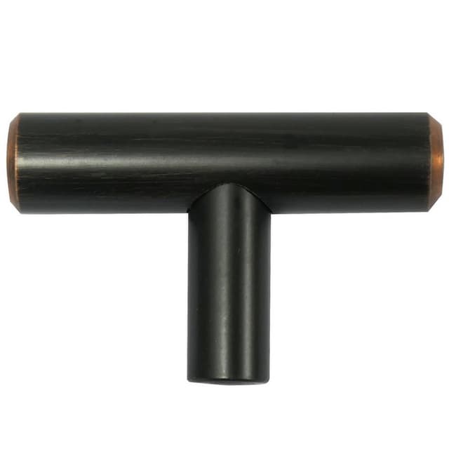 Laurey Steel Series 2" (51 mm) Long Oil Rubbed Bronze T-Knob, - 87966