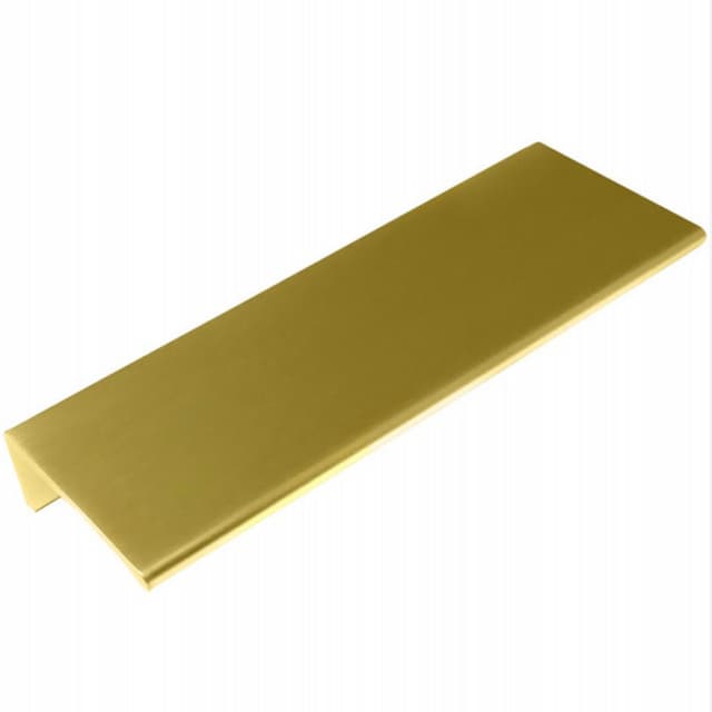 Laurey Edge Series 5-1/8" (130 mm) Center to Center Satin Brass Edge Pull, - 96304