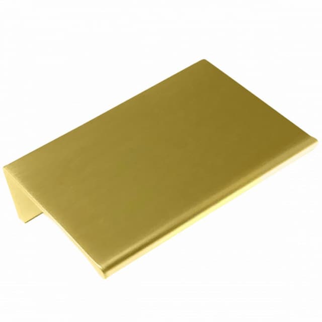 Laurey Edge Series 2" (51 mm) Center to Center Satin Brass Edge Pull, - 96704