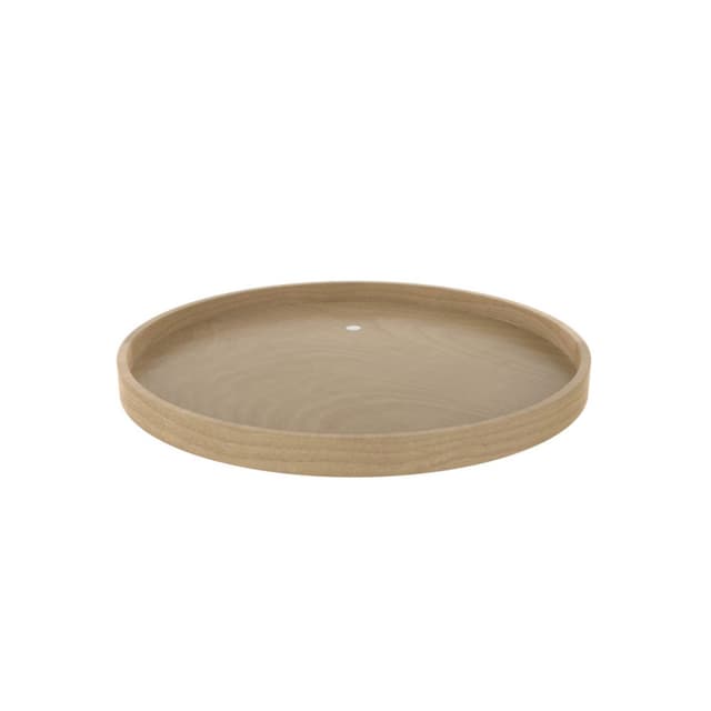 Rev-A-Shelf LD-4BW-001 Series Banded Wood Full Circle Lazy Susan, Single Tray with Bearing