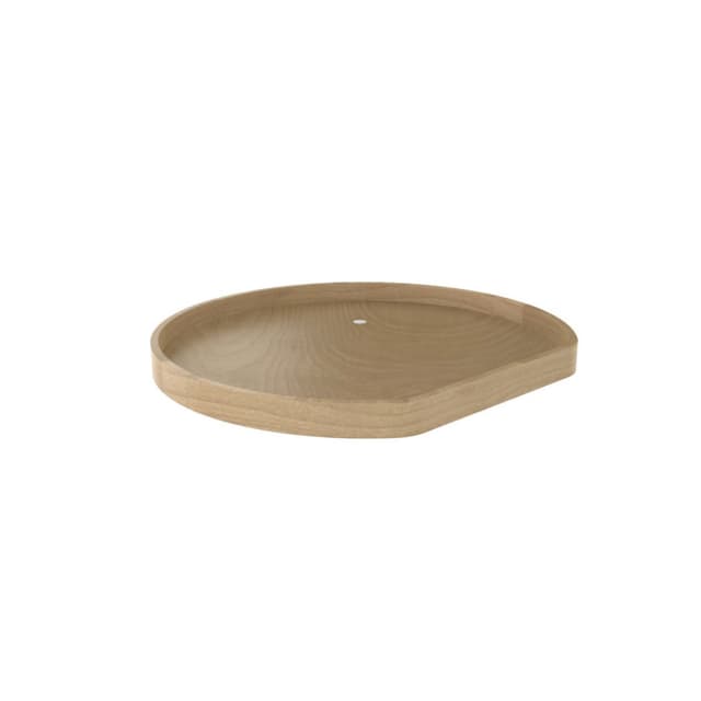Rev-A-Shelf LD-4NW-241 Series Wood D-Shape Lazy Susan,Trays Only, Bulk Pack of 8