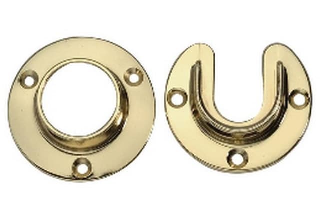 Closet Rod Flange Set, Lido Designs