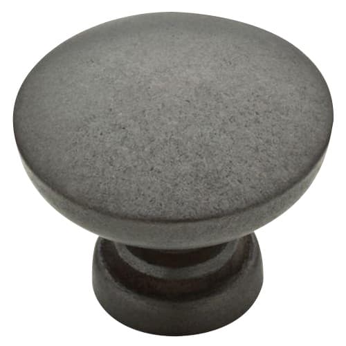 Liberty Hardware 1-1/8" Fulton Round Knob, Soft Iron